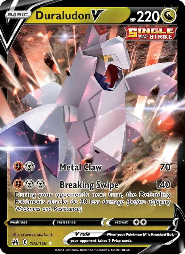 Duraludon V - 103/160 - Crown Zenith