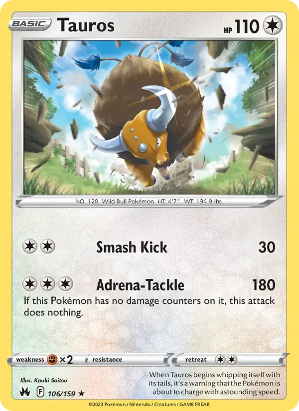 Tauros - 106/160 - Crown Zenith