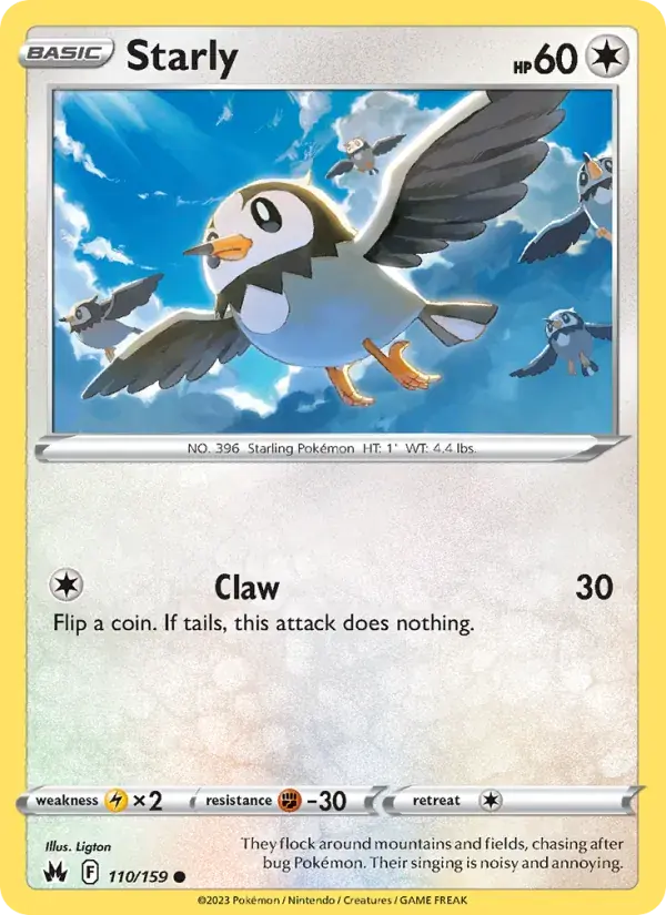Starly - 110/160 - Crown Zenith
