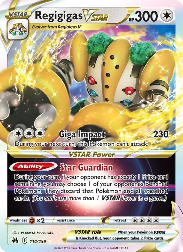Regigigas VSTAR - 114/160 - Crown Zenith