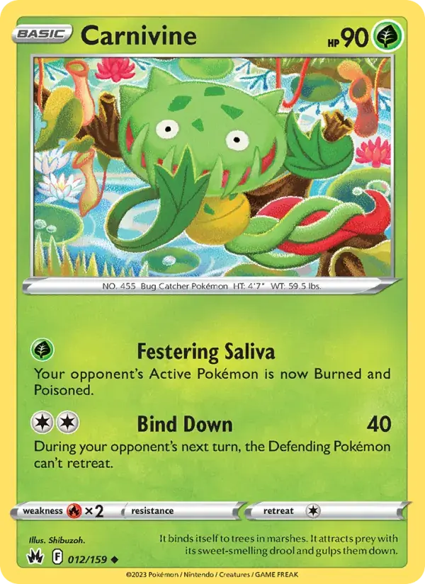 Carnivine - 012/160 - Crown Zenith