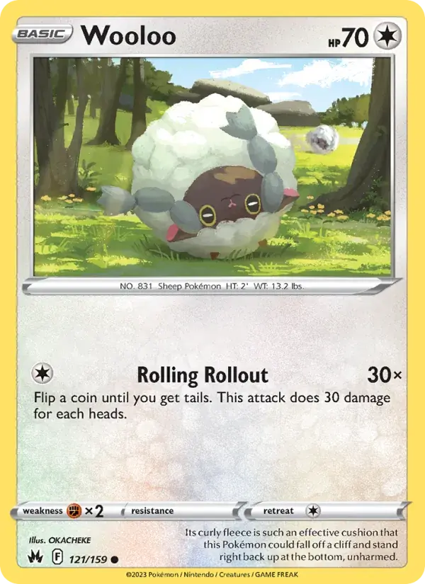 Wooloo - 121/160 - Crown Zenith