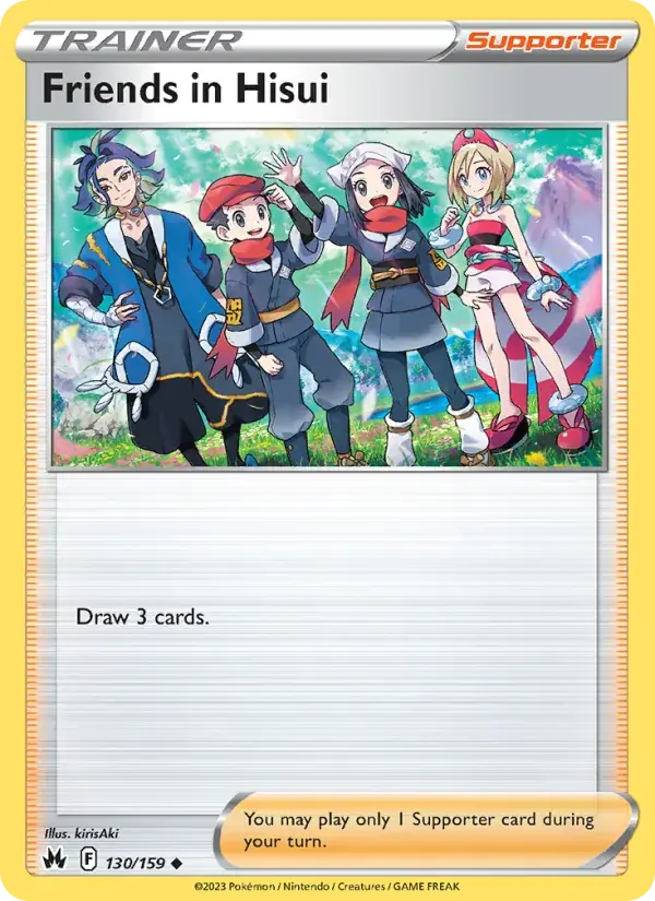 Friends in Hisui - 130/160 - Crown Zenith