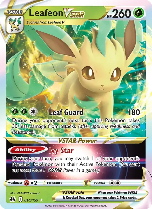 Leafeon VSTAR - 014/160 - Crown Zenith