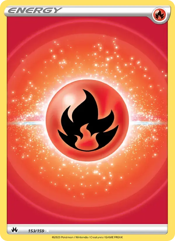 Fire Energy - 153/160 - Crown Zenith