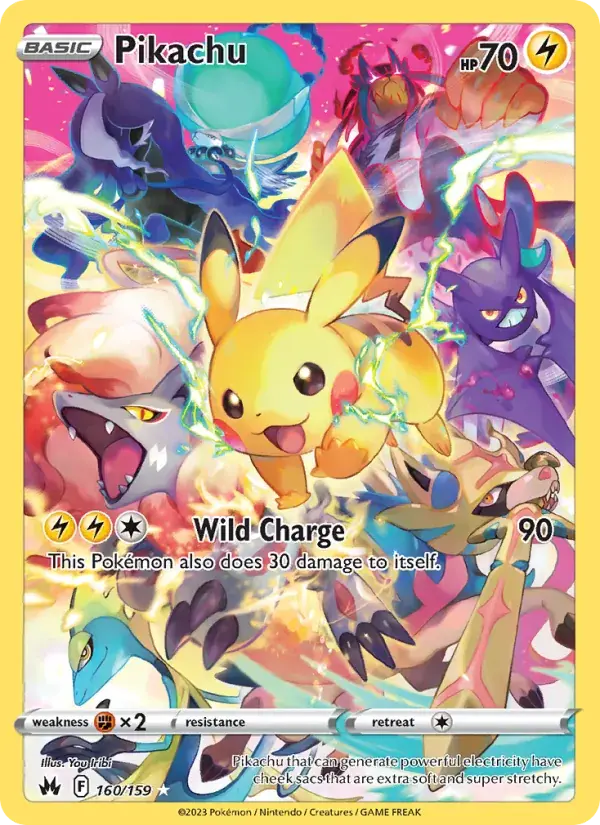 Pikachu - 160/160 - Crown Zenith