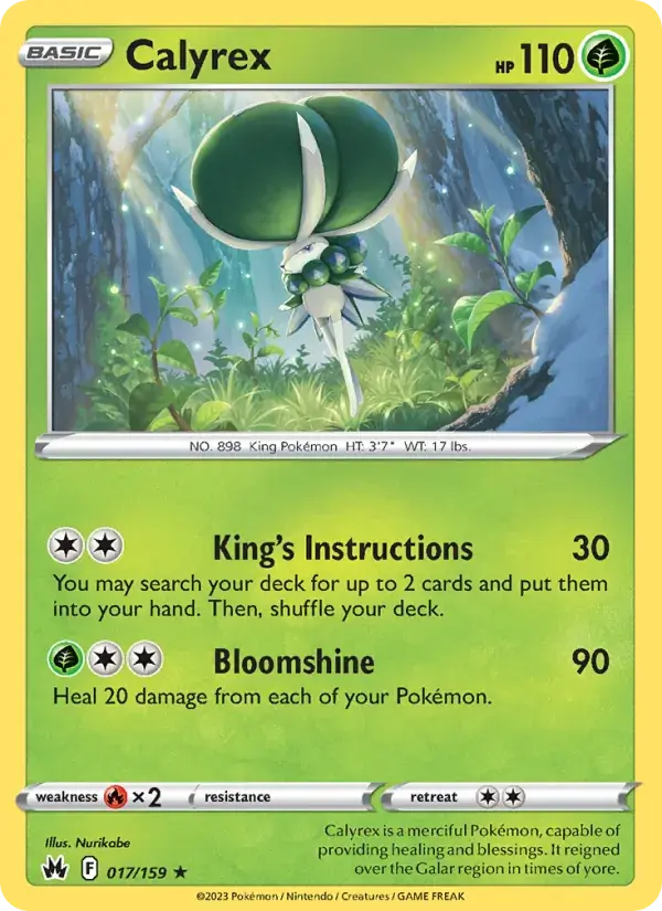 Calyrex - 017/160 - Crown Zenith