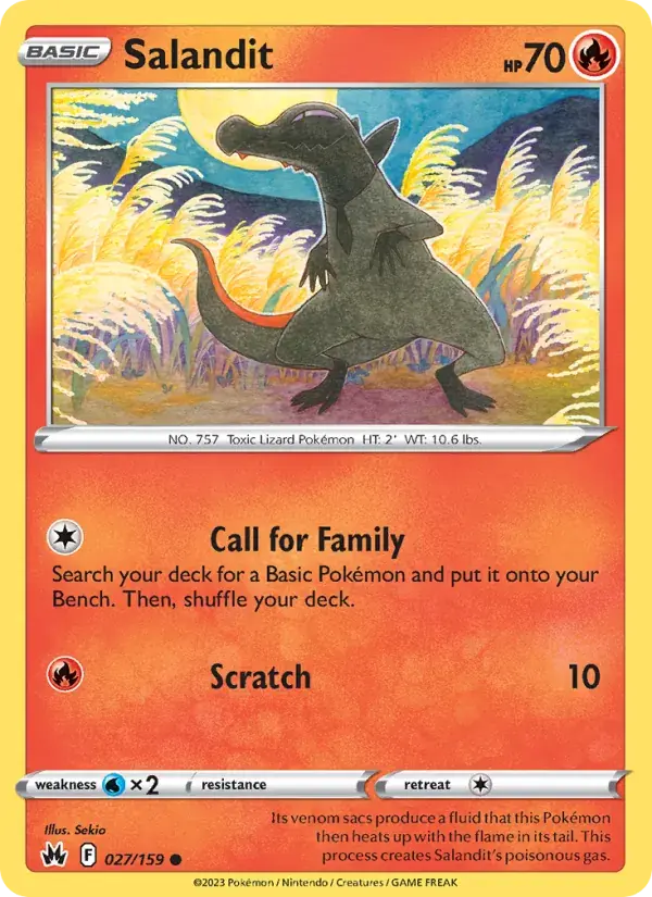 Salandit - 027/160 - Crown Zenith