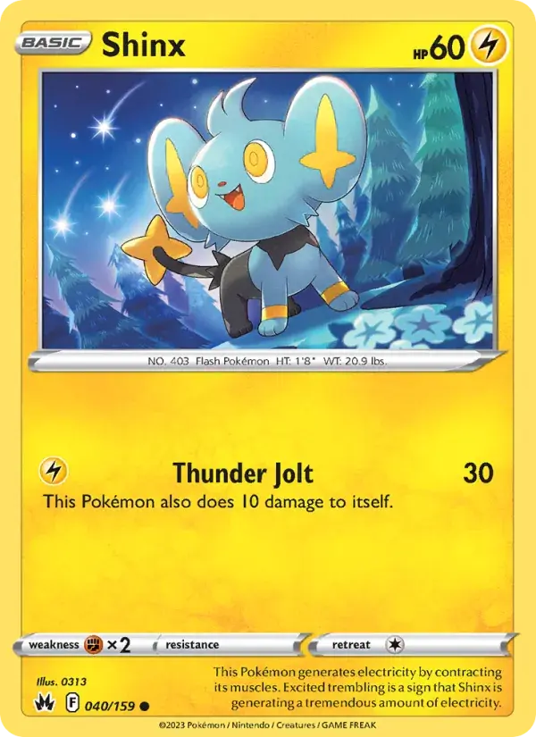 Shinx - 040/160 - Crown Zenith