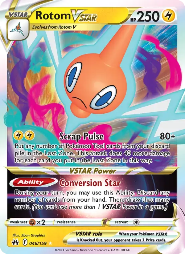 Rotom VSTAR - 046/160 - Crown Zenith