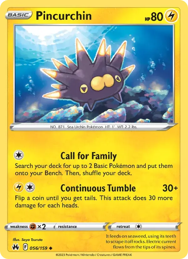 Pincurchin - 056/160 - Crown Zenith