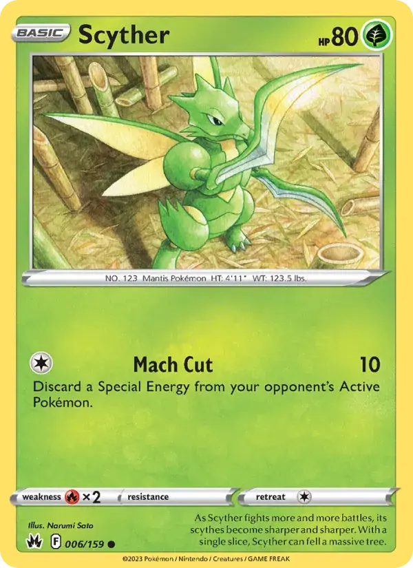Scyther - 006/160 - Crown Zenith