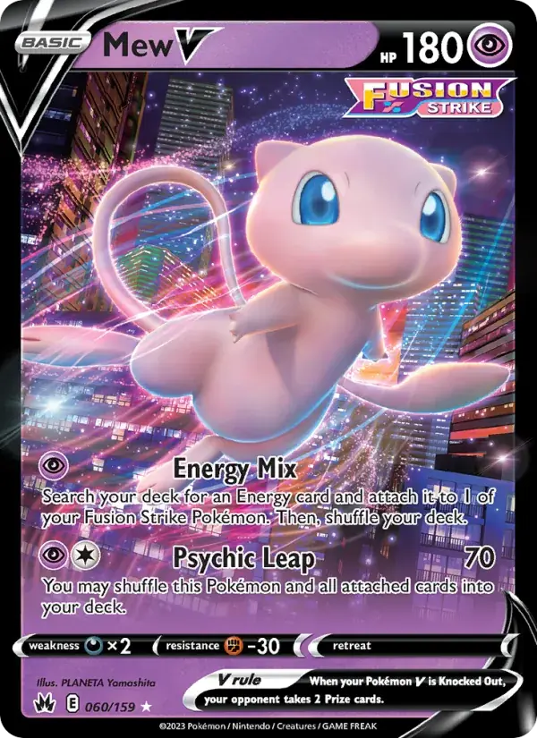 Mew V - 060/160 - Crown Zenith