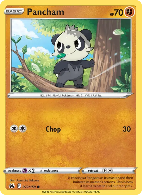 Pancham - 072/160 - Crown Zenith