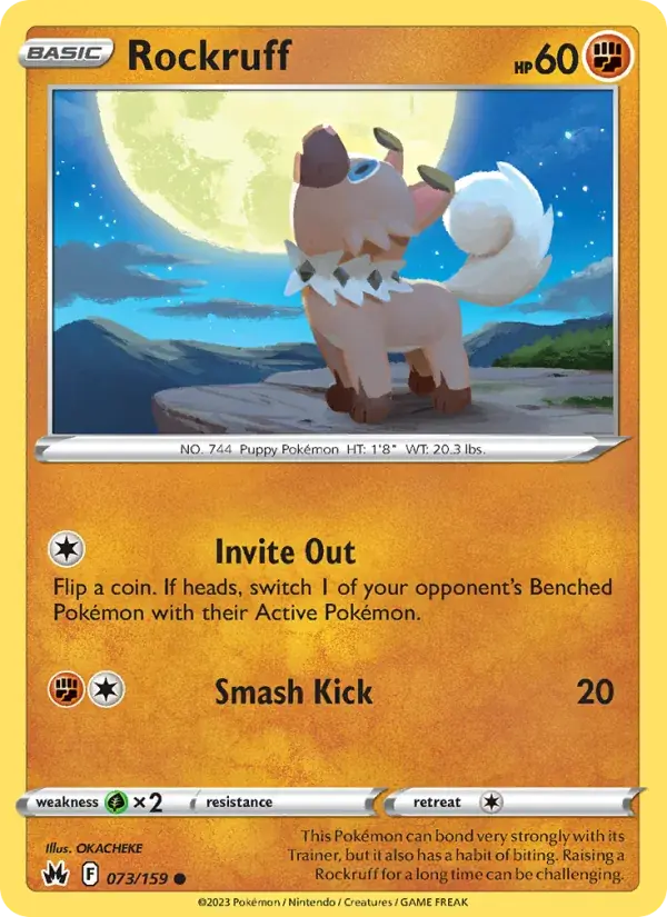 Rockruff - 073/160 - Crown Zenith