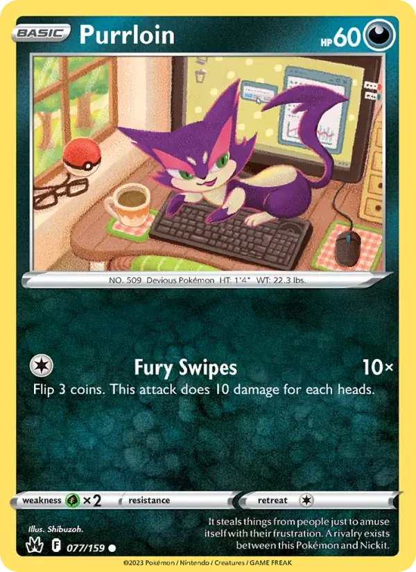 Purrloin - 077/160 - Crown Zenith