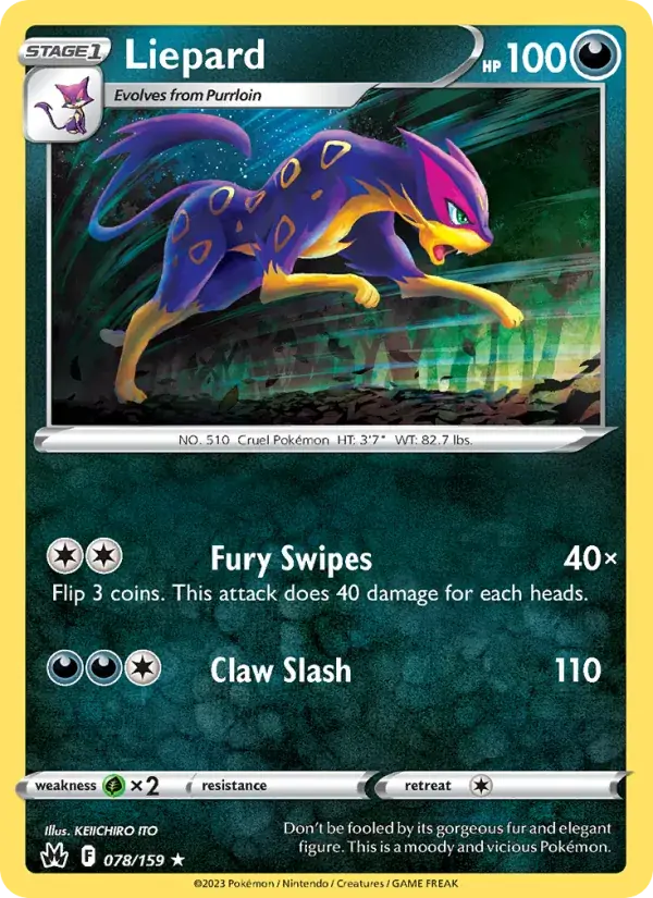 Liepard - 078/160 - Crown Zenith