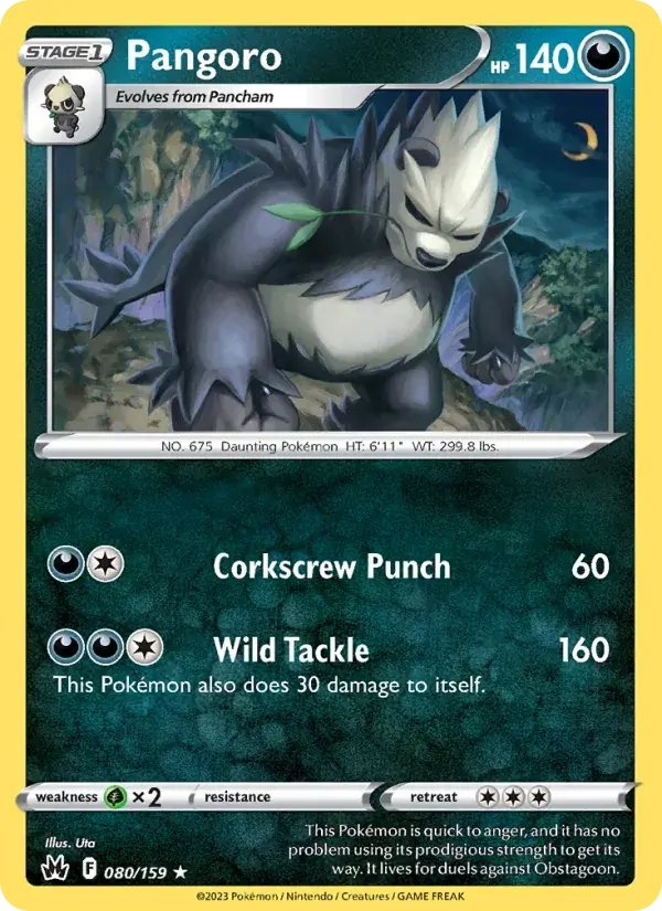 Pangoro - 080/160 - Crown Zenith