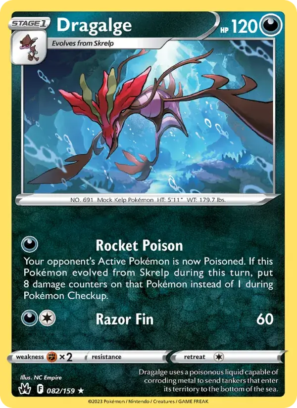 Dragalge - 082/160 - Crown Zenith