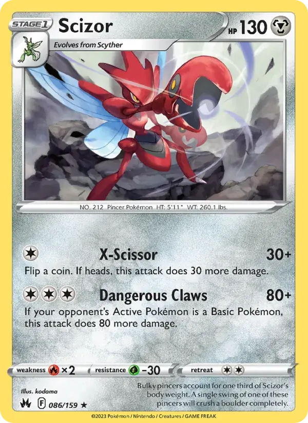 Scizor - 086/160 - Crown Zenith