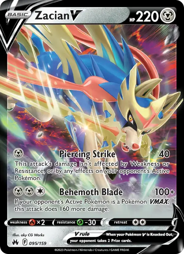 Zacian V - 095/160 - Crown Zenith