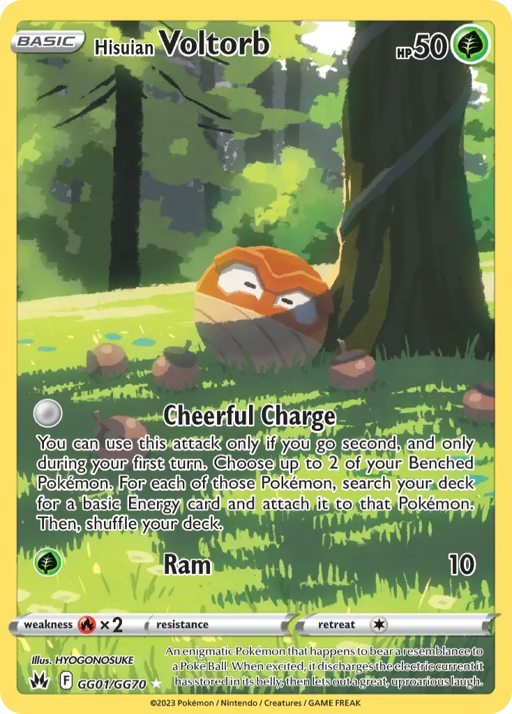Voltorbe de Hisui - GG01/160 - Zénith Suprême