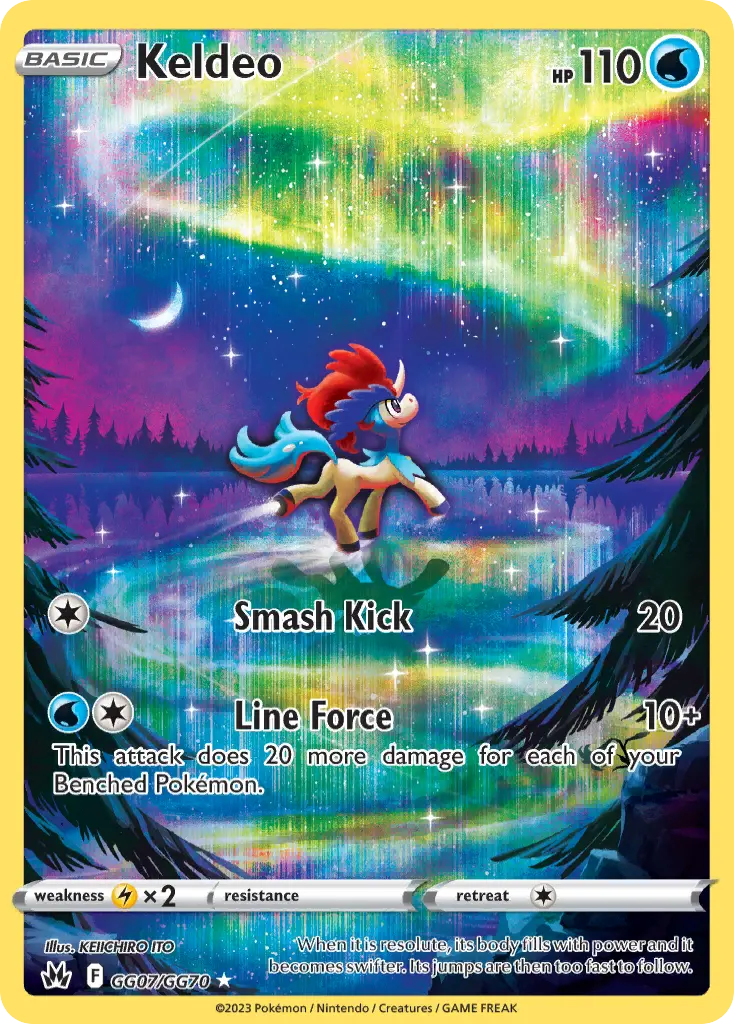 Keldeo - GG07/160 - Zénith Suprême