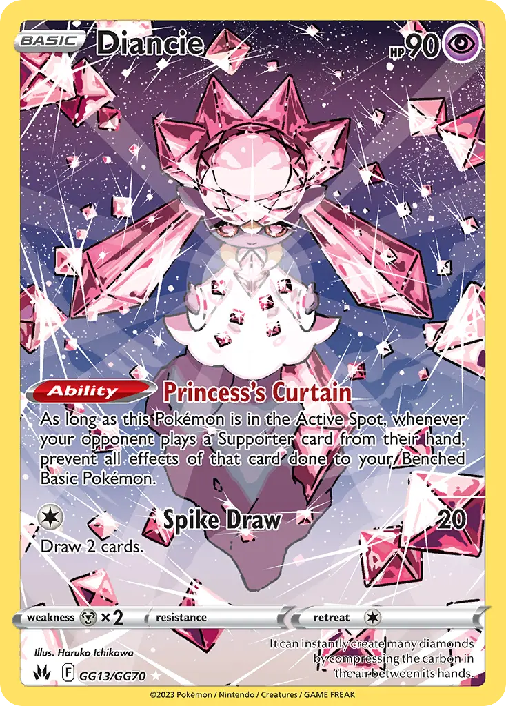 Diancie - GG13/160 - Zénith Suprême