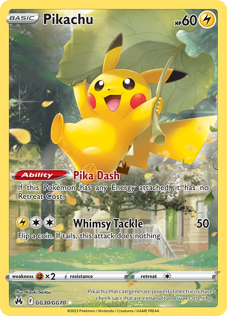 Pikachu - GG30/160 - Zénith Suprême
