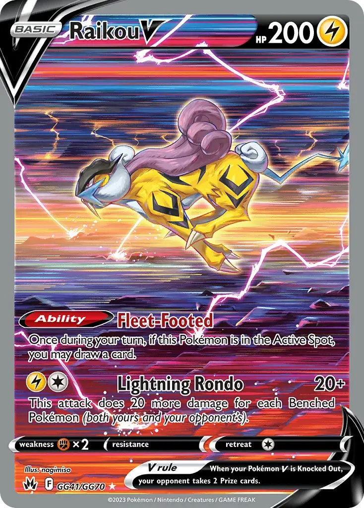 Raikou V - GG41/160 - Zénith Suprême