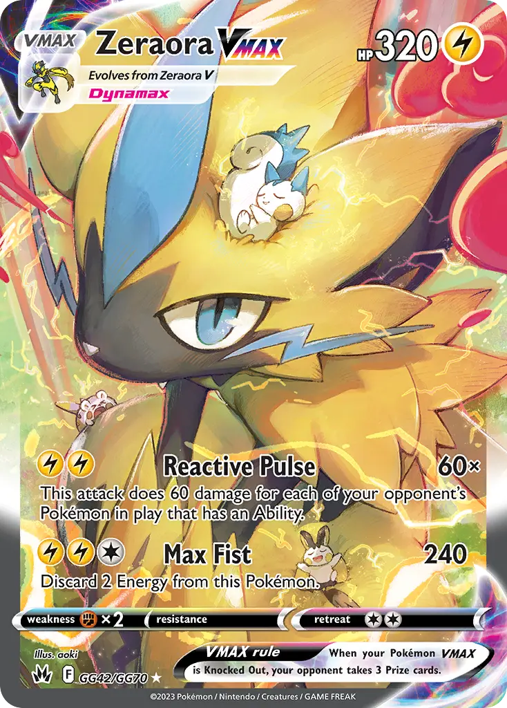 Zeraora VMAX - GG42/160 - Zénith Suprême