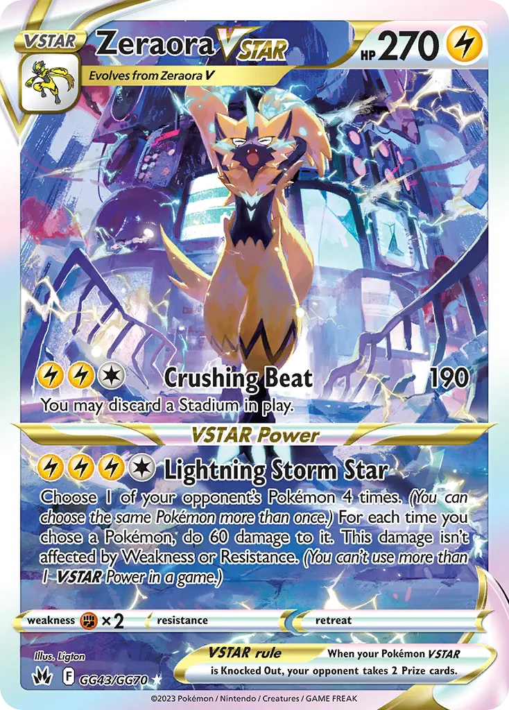 Zeraora VSTAR - GG43/160 - Zénith Suprême