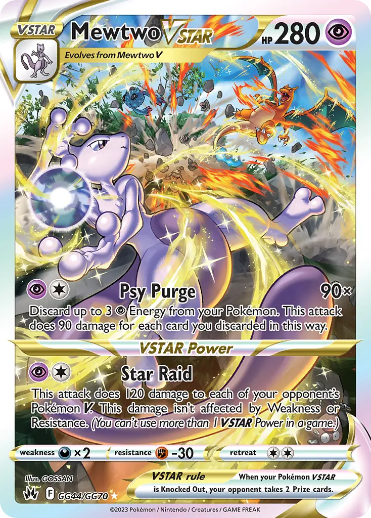 Mewtwo VSTAR - GG44/160 - Zénith Suprême