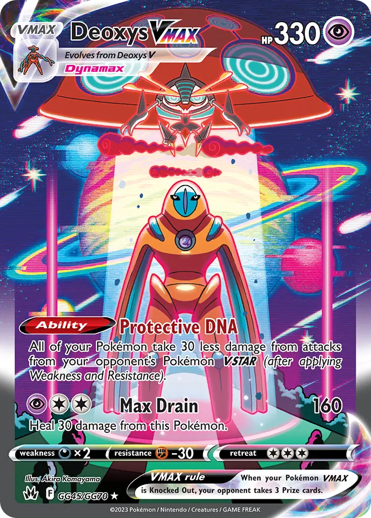 Deoxys VMAX - GG45/160 - Zénith Suprême