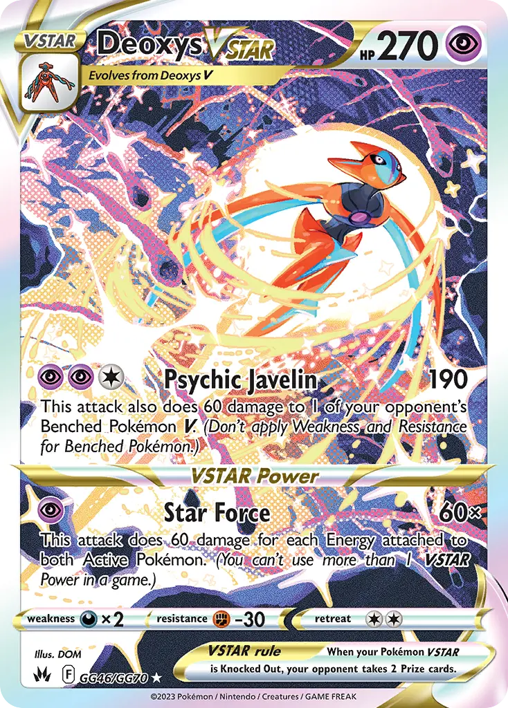 Deoxys VSTAR - GG46/160 - Zénith Suprême
