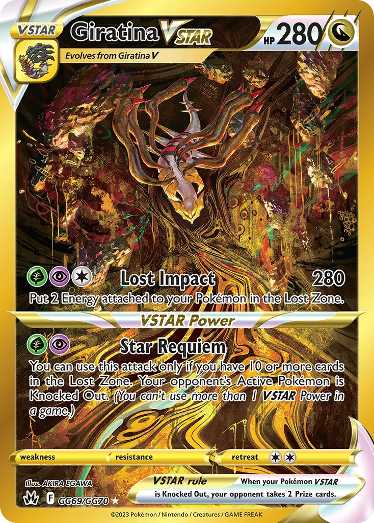 Giratina VSTAR - GG69/160 - Zénith Suprême