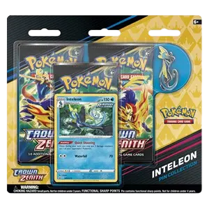Crown Zenith: Inteleon Pin Collection 3-Pack Blister