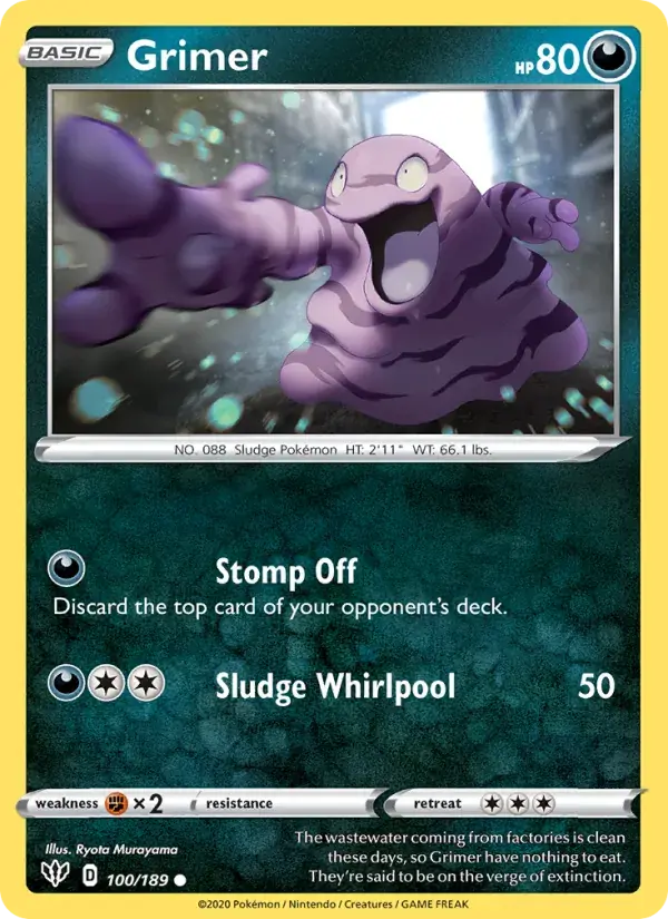 Grimer - 100/201 - Darkness Ablaze