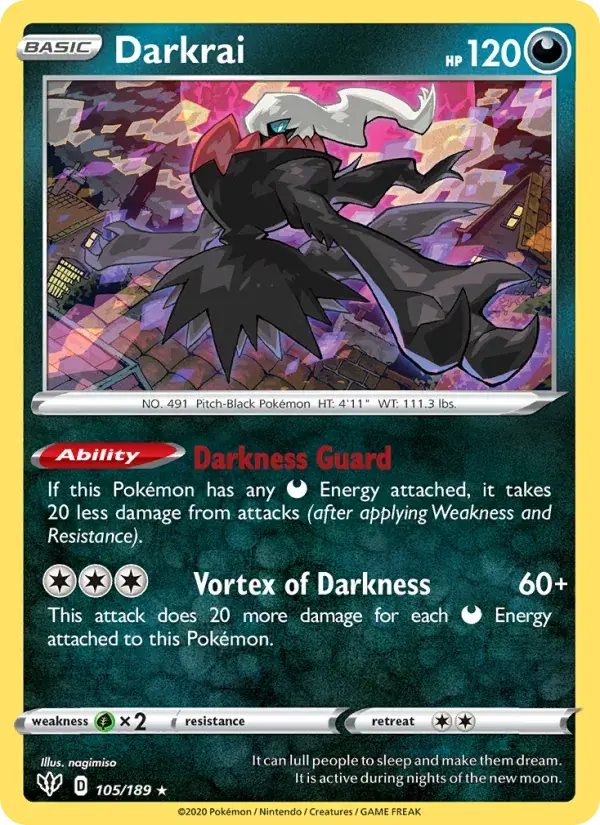 Darkrai - 105/201 - Darkness Ablaze
