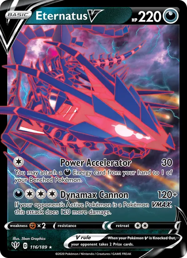 Eternatus V - 116/201 - Darkness Ablaze