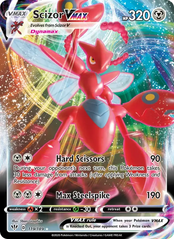 Scizor VMAX - 119/201 - Darkness Ablaze