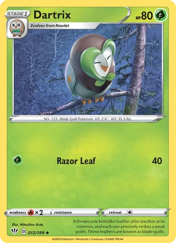 Dartrix - 12/201 - Darkness Ablaze