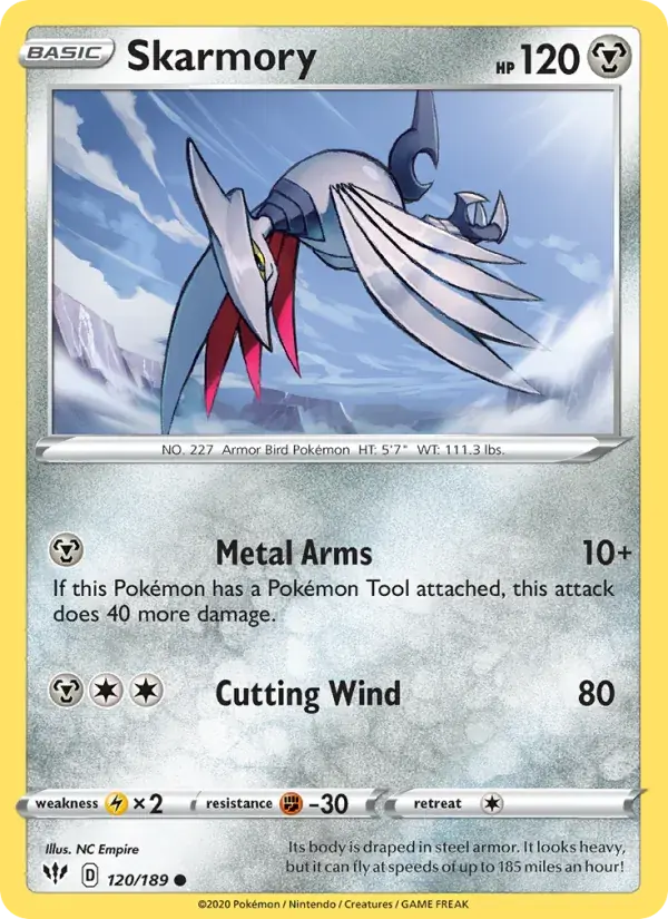 Skarmory - 120/201 - Darkness Ablaze
