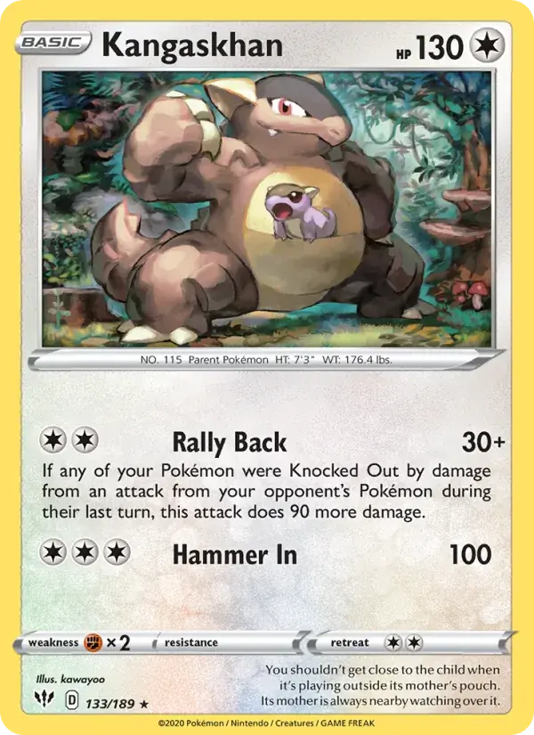 Kangaskhan - 133/201 - Darkness Ablaze