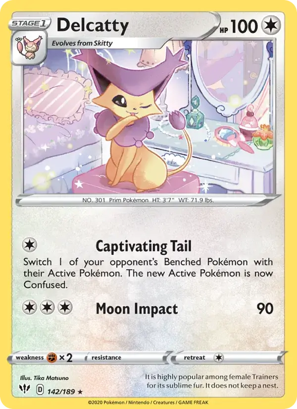 Delcatty - 142/201 - Darkness Ablaze