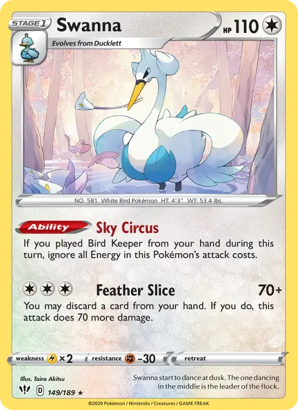 Swanna - 149/201 - Darkness Ablaze
