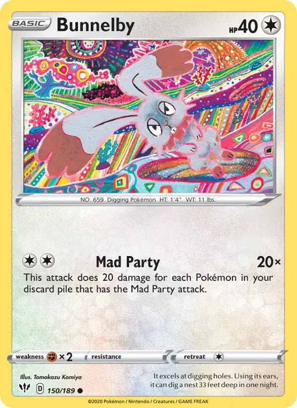 Bunnelby - 150/201 - Darkness Ablaze