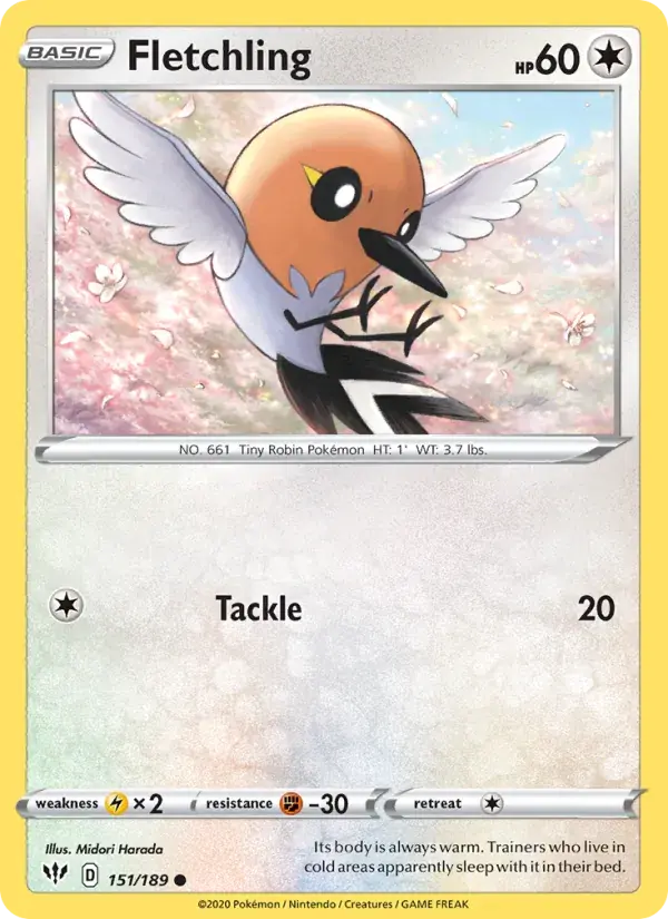 Fletchling - 151/201 - Darkness Ablaze