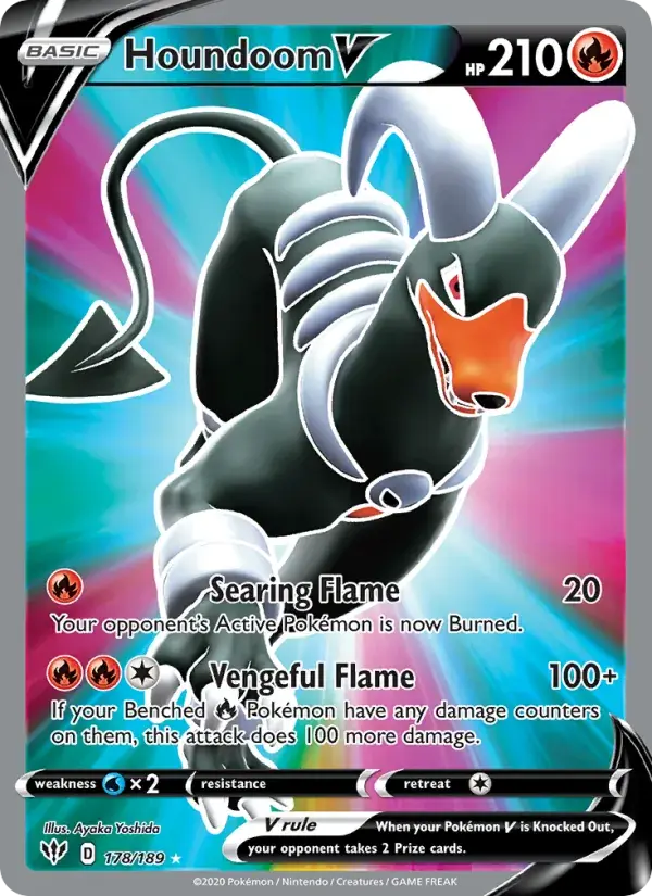 Houndoom V - 178/201 - Darkness Ablaze