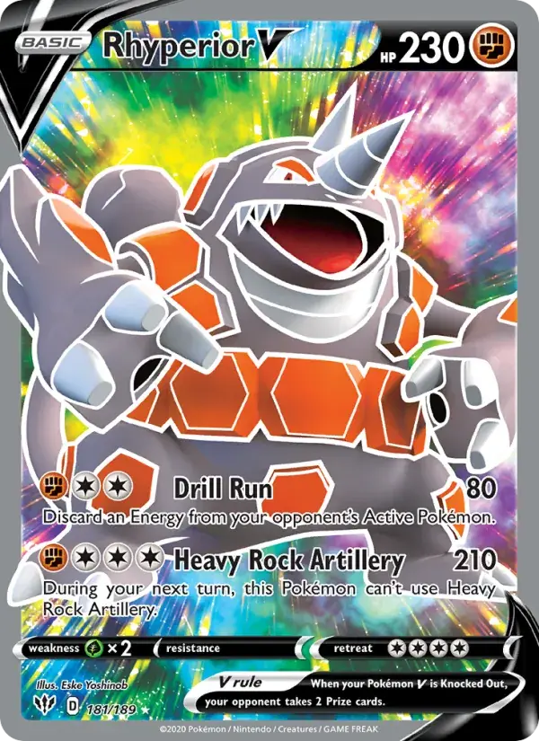 Rhyperior V - 181/201 - Darkness Ablaze